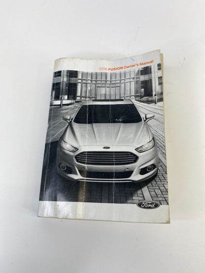 2016 16 Ford Fusion Owners Owner's Manual Guide Book OEM