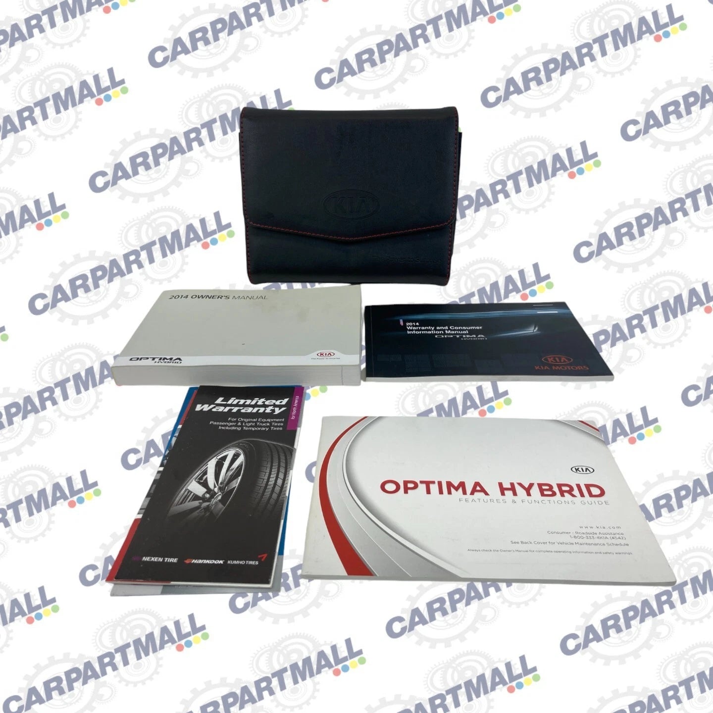 2014 KIA OPTIMA HYBRID LX SEDAN OWNERS MANUAL BOOK INFORMATION GUIDE W/ CASE OEM