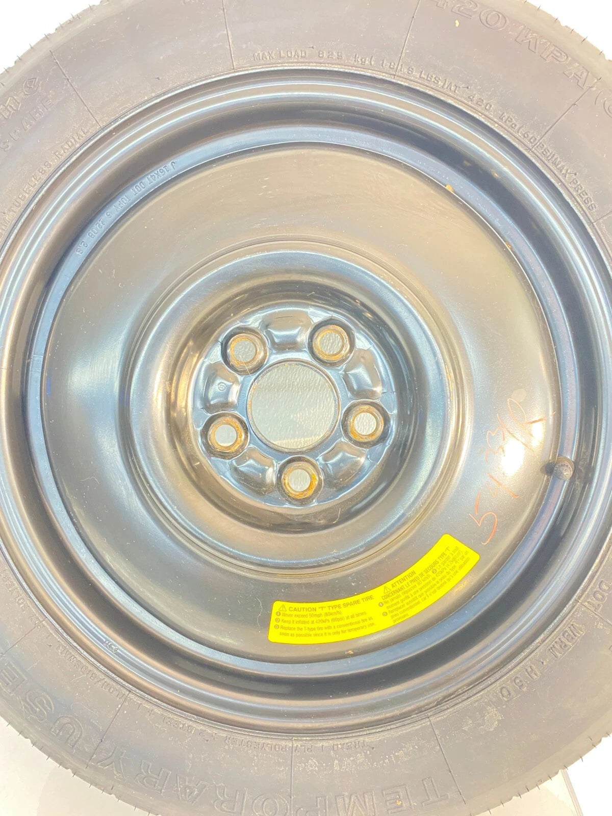 2010-2014 SUBARU LEGACY EMERGENCY SPARE TIRE WHEEL RIM COMPACT DONUT T135/80/R16