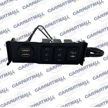 2014-2019 TOYOTA COROLLA FR CENTER CONSOLE HEATED SEAT SWITCH USB AUX ASSY OEM