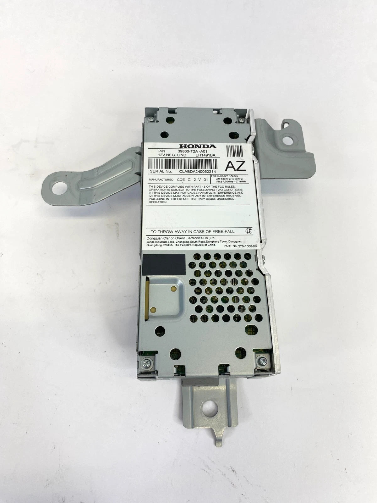 13-15 HONDA ACCORD RADIO TUNER RECEIVER CONTROL MODULE UNIT OEM 39800-T2A-A01