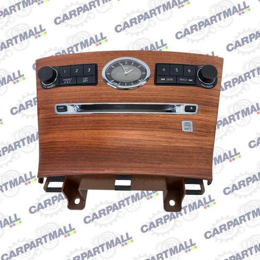 2006 2007 INFINITI M35 RADIO AUDIO CONTROL CENTER PANEL W/ CLOCK 68260-EH100 OEM