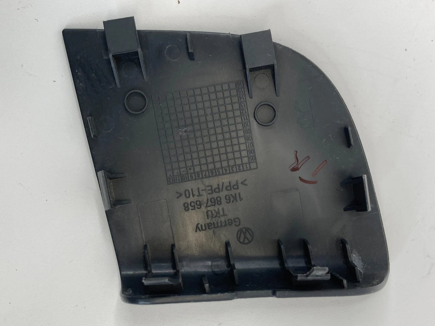 2006-2009 VOLKSWAGEN GTI FRONT RIGHT SIDE INTERIOR KICK PANEL TRIM 1K6867658 OEM