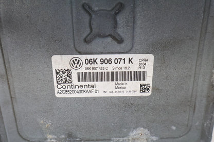 2014 2015 VW PASSAT 1.8L L4 ENGINE COMPUTER CONTROL MODULE ECU 06K-906-071-K OEM