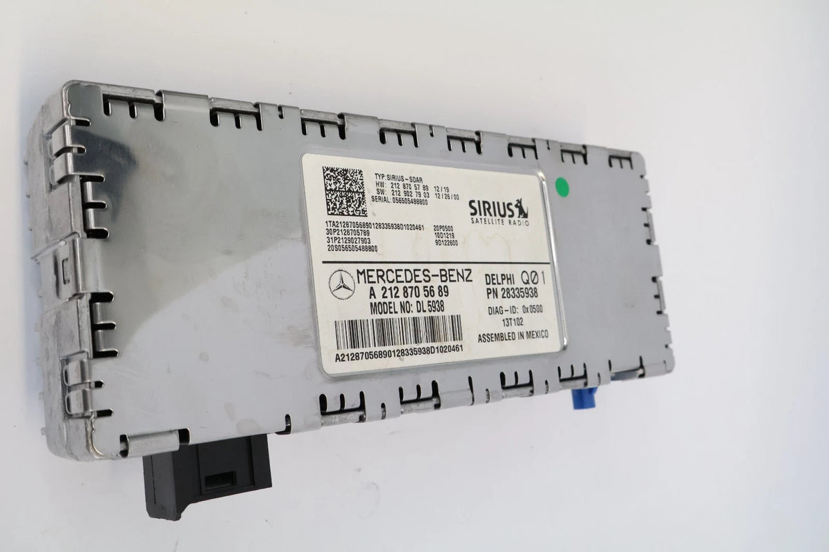 10-16 MERCEDES-BENZ E350 E550 SIRIUS SATELLITE RADIO AUDIO MODULE OEM 2128705689