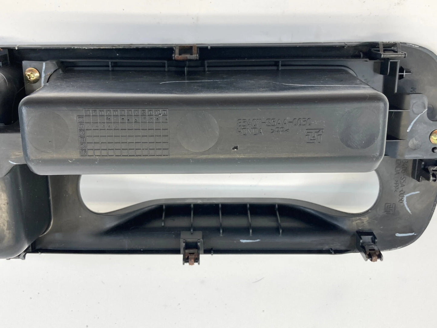 01-05 HONDA CIVIC CENTER CONSOLE BRAKE HANDLE BEZEL W/ POCKET 83406-S5A-0030 OEM