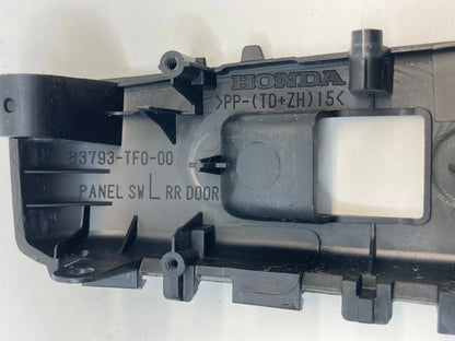 2009-2013 HONDA FIT REAR LEFT SIDE WINDOW SWITCH BEZEL 83796-TF0-00 OEM