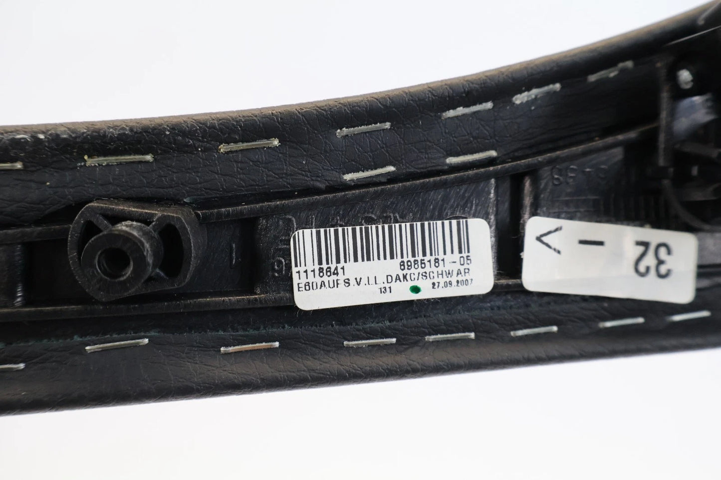 2008 BMW 535XI 08-10 BMW 535I CENTER CONSOLE UPPER STRIP TRIM BLACK 6985181 OEM