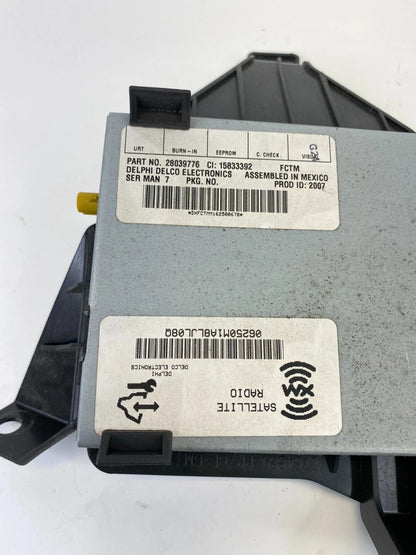 03-11 SAAB 9-3 93 SATELLITE RADIO COMPUTER CONTROL MODULE W/ BRACKET 28039776