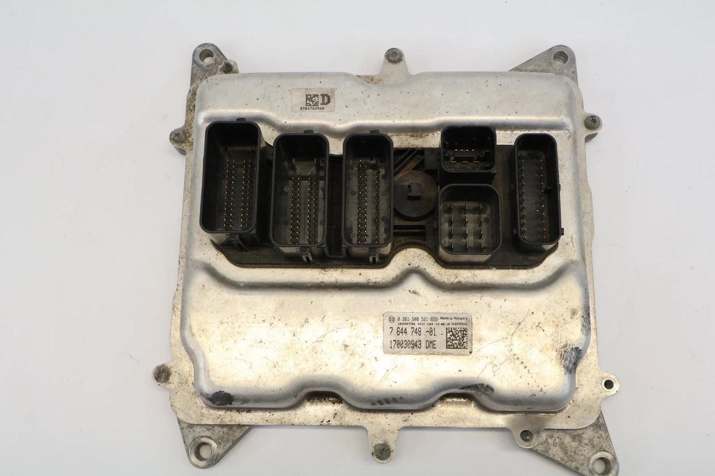 12 13 BMW 528i 2.0L AT ENGINE COMPUTER CONTROL MODULE ECU ECM DME 7644748 OEM