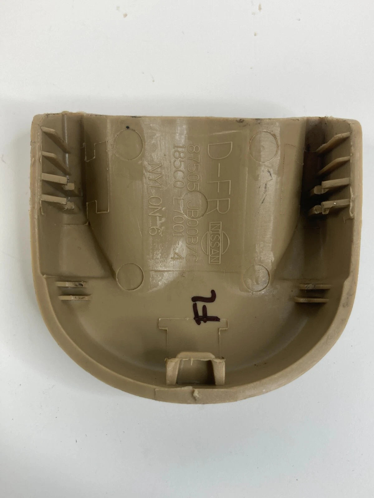 2009-2014 NISSAN MAXIMA FRONT LEFT SEAT TRACK END COVER TRIM BEZEL 87505-JB00B