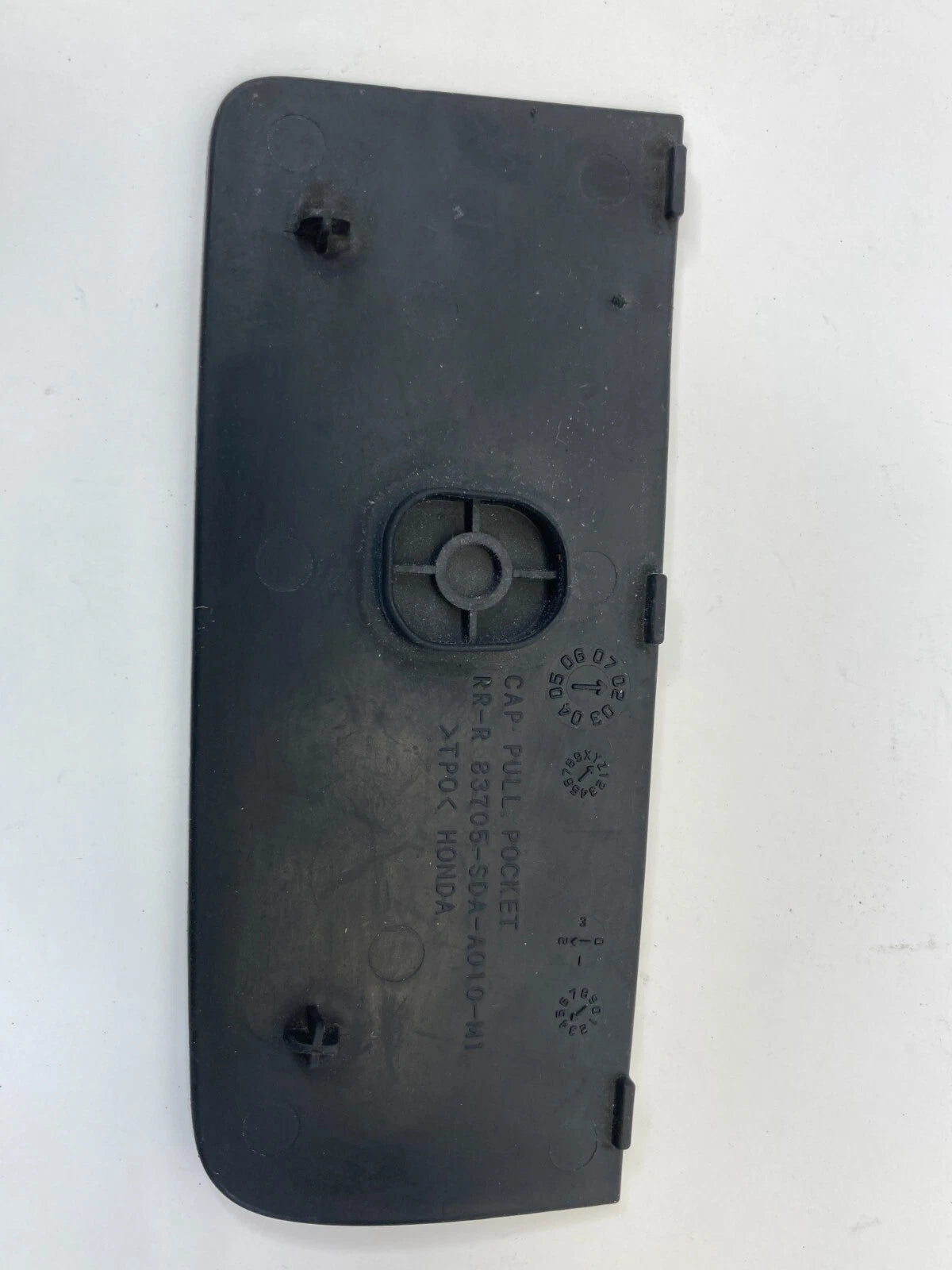 03-07 HONDA ACCORD REAR RIGHT DOOR POCKET INSERT RUBBER MAT 83705-SDA-A010-M1