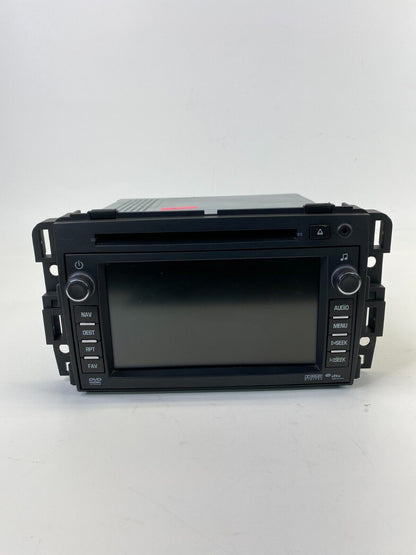 10-12 Buick Enclave Radio AM/FM CD DVD Disc Player Nav Display Screen 20900942