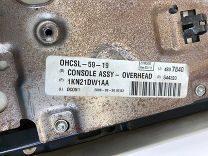 2009-2014 VOLKSWAGEN ROUTAN ROOF OVERHEAD CONSOLE W/ CLIMATE CONTROL 1KN21DW1AA