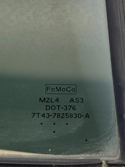 2007-2015 LINCOLN MKX REAR RIGHT SIDE QUARTER VENT WINDOW GLASS 7T43-7825830-A