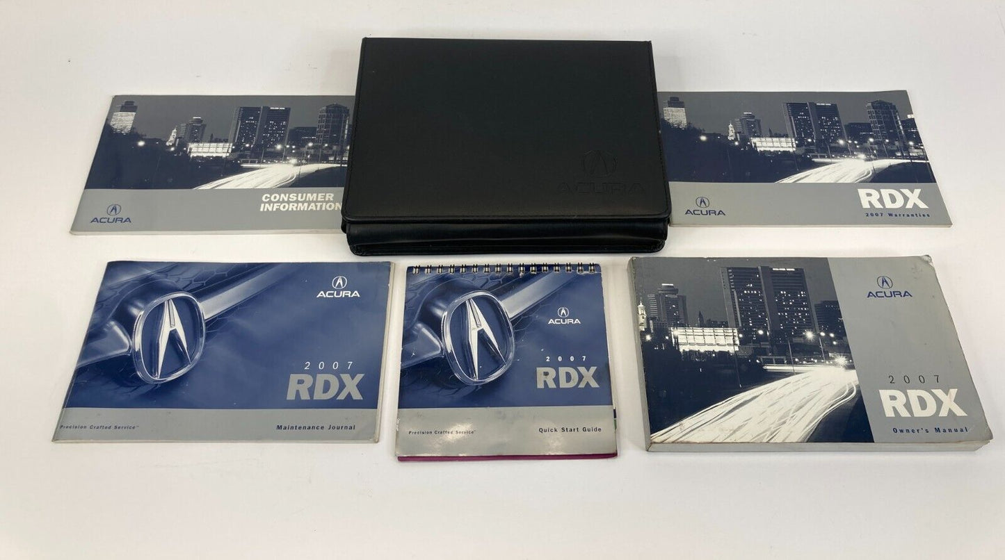 2007 Acura RDX Owner's Manual Guide Warranties Handbook Set W/ Case OEM