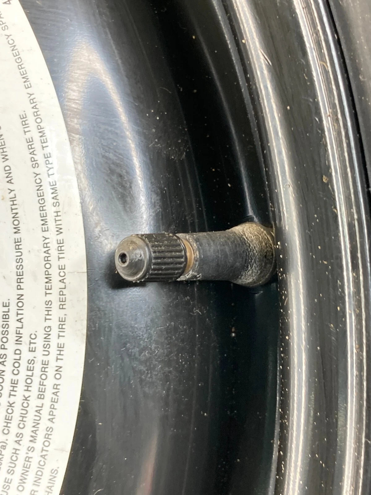 2003-2008 INFINITI FX35 EMERGENCY SPARE TIRE WHEEL COMPACT DONUT T175/90D18 110M