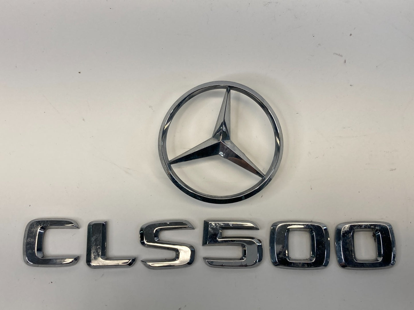 2006 Mercedes-Benz CLS500 Rear Trunk Lid Emblem Logo Badge Chrome A2197580058