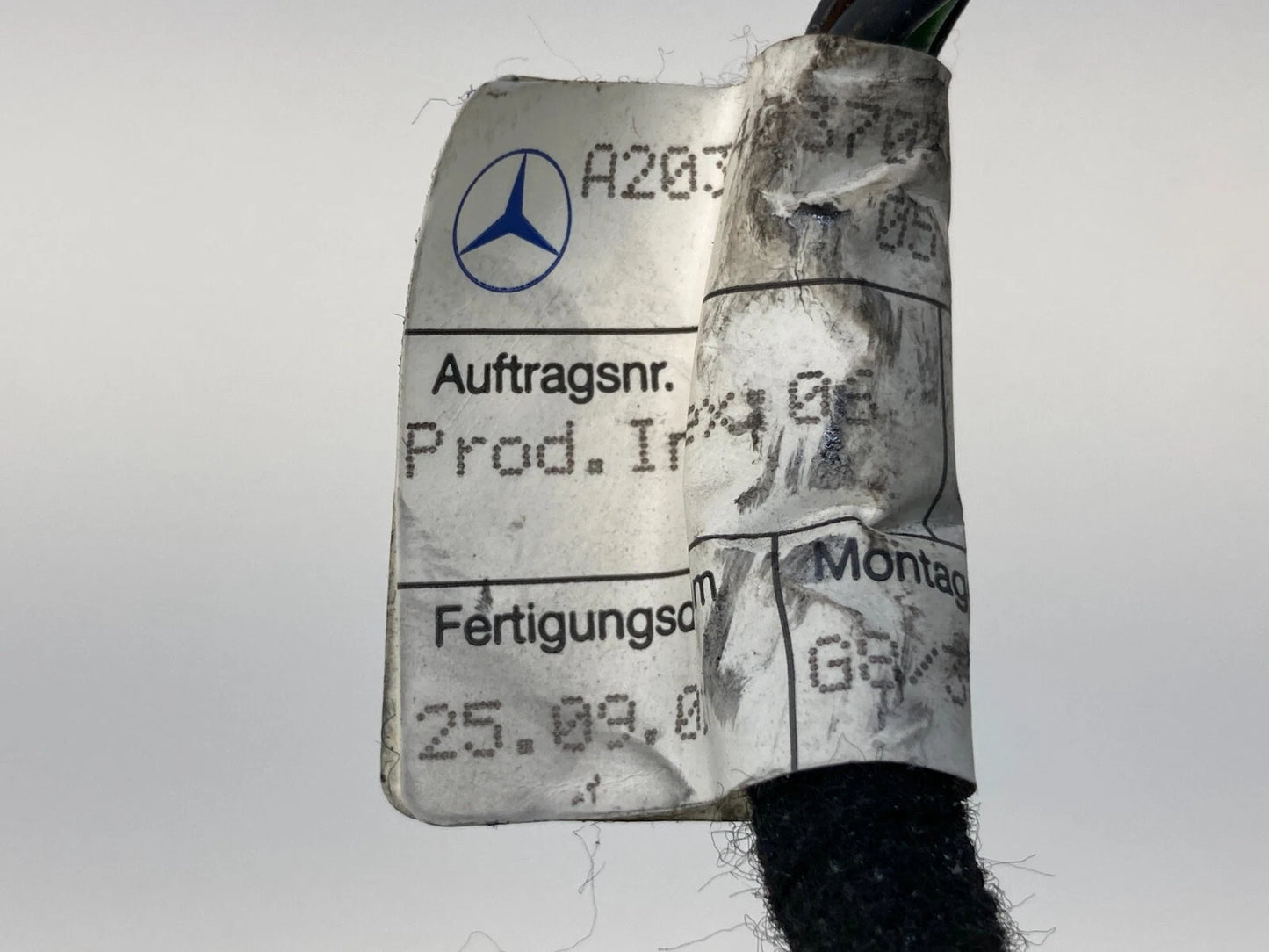 2003-2009 MERCEDES-BENZ E320 FRONT RIGHT DOOR WINDOW MOTOR CABLE CONNECTOR OEM