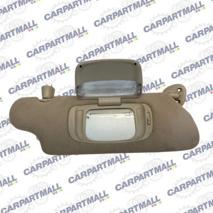 2001-2003 Ford Taurus Mercury Sable Right Passenger Sunvisor Sun Visor Cloth Tan