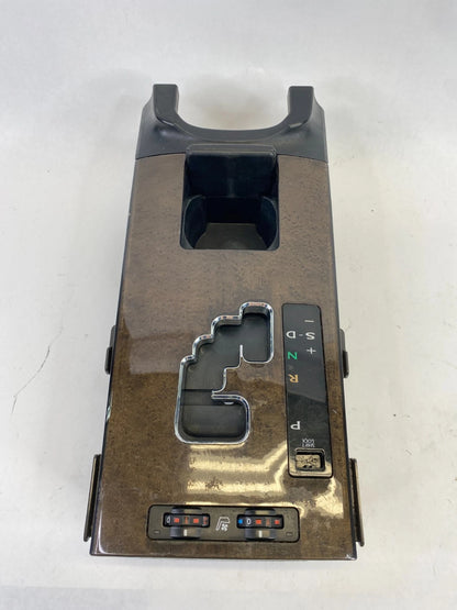 2009-2011 LEXUS IS250 CENTER CONSOLE SHIFTER BEZEL TRIM W/ SEAT HEATED SWITCH