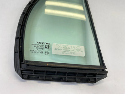 06-11 HONDA CIVIC REAR LEFT DOOR QUARTER WINDOW GLASS W/ WEATHERSTRIP 73491-SNE