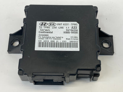 2010-2013 Kia Forte AT TPMS Tire Pressure Control Module Unit 95800-1M500 OEM