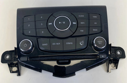 2011-2016 CHEVROLET CRUZE AM FM RADIO CD PLAYER DASH FACEPLATE PANEL 95914367