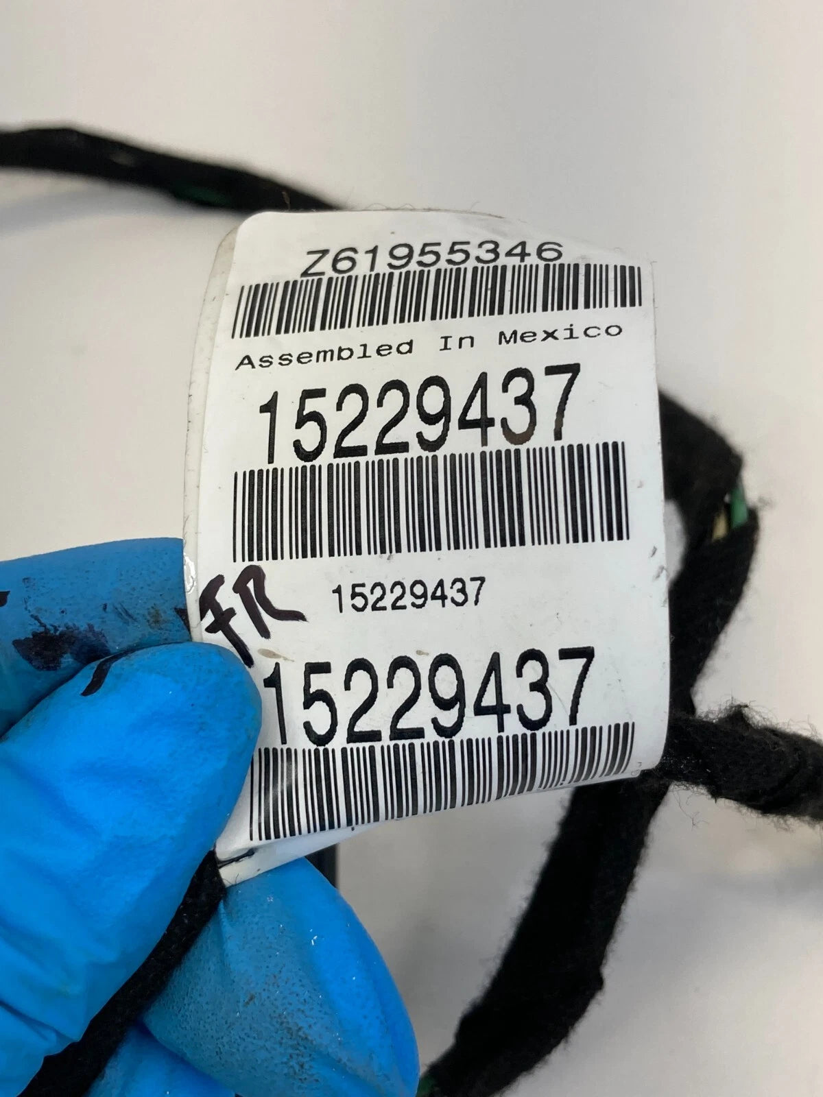 05-10 PONTIAC G6 SEDAN FRONT RIGHT PASSENGER DOOR WIRE WIRING HARNESS 15229437