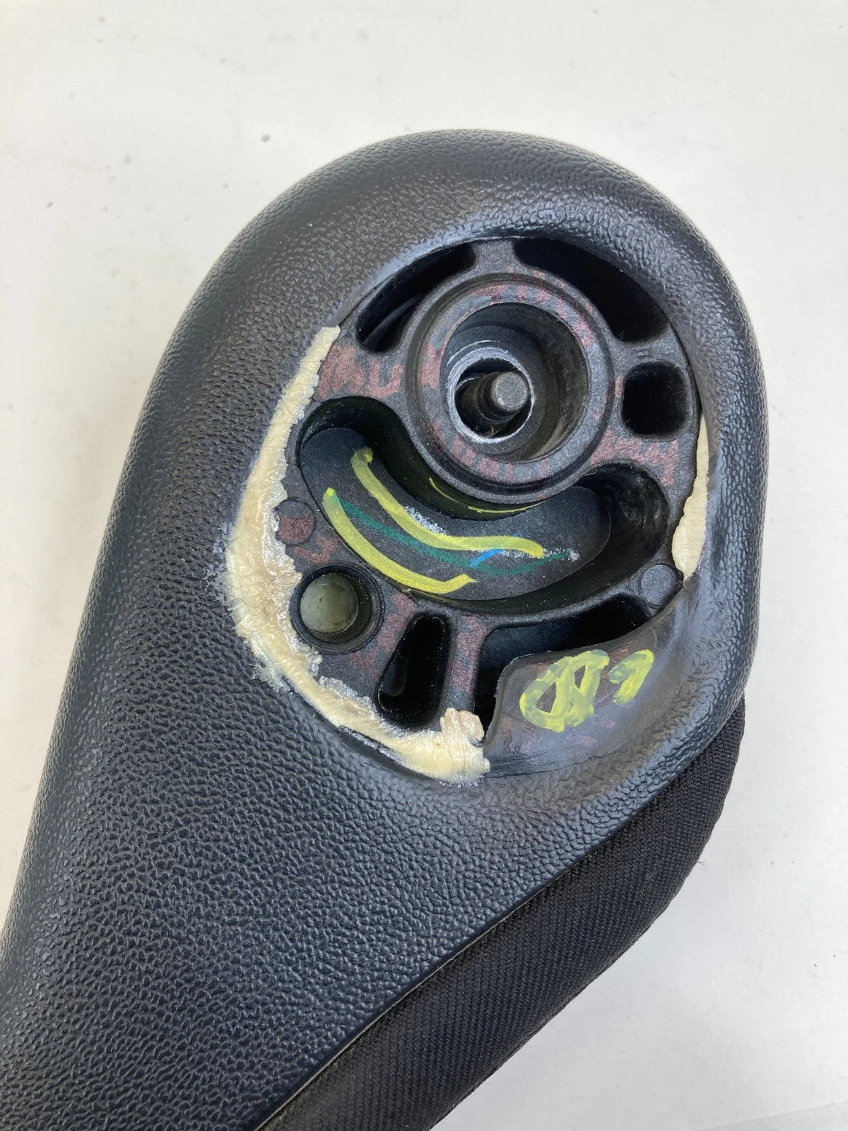 2011-2020 DODGE GRAND CARAVAN FRONT SEAT ARMREST PAIR BLACK LEATHER OEM FACTORY