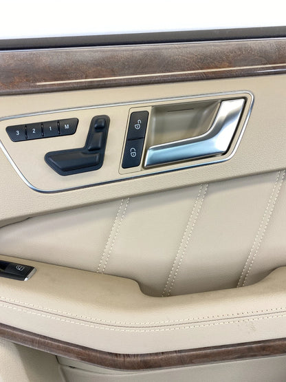 2006-2016 MERCEDES-BENZ E350 FRONT RIGHT SIDE INTERIOR DOOR PANEL W/ SWITCHES