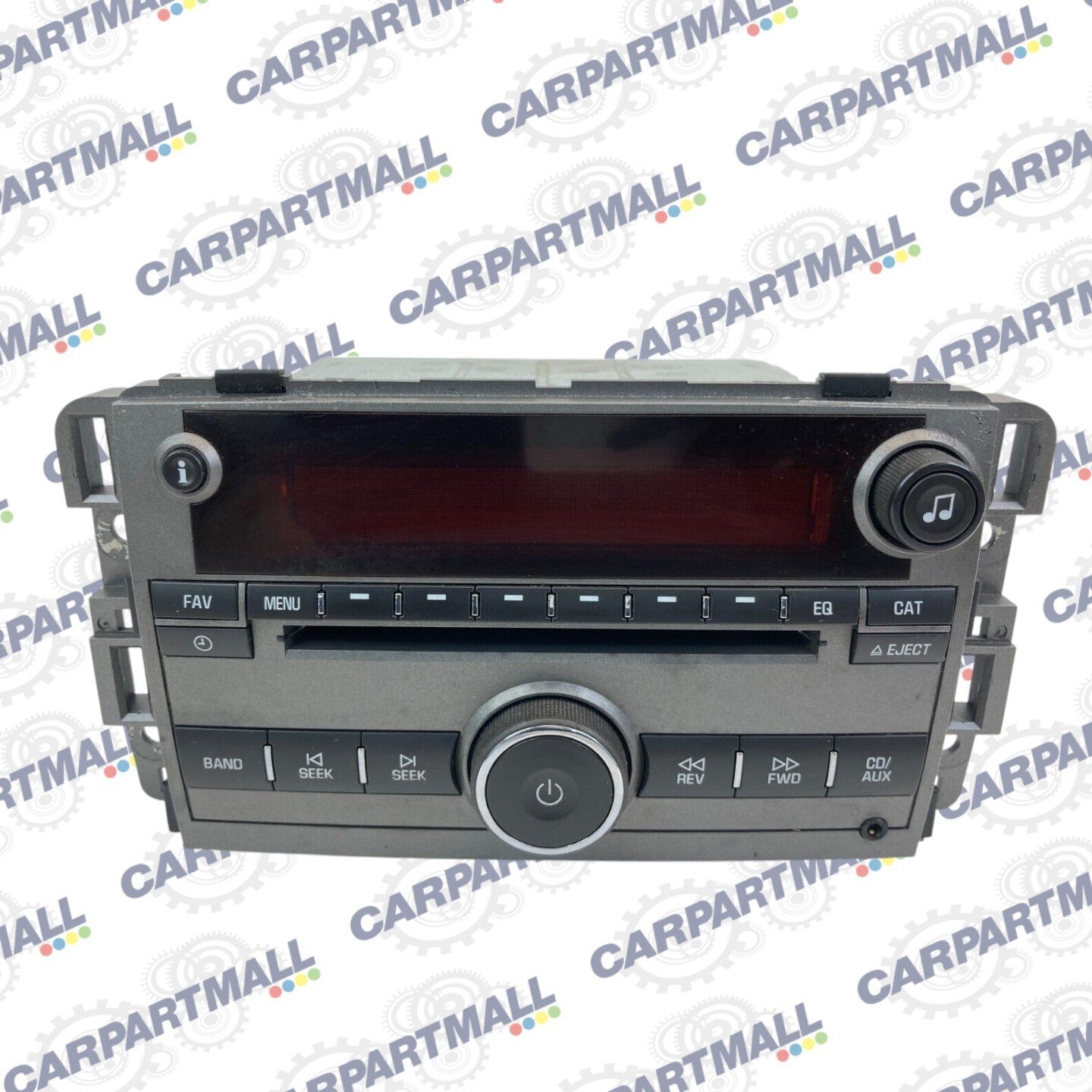 2009 09 Saturn Vue Radio AM/FM Stereo MP3 CD Player Receiver Unit 20790696 OEM