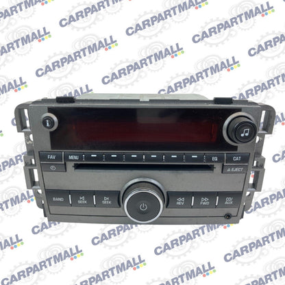 2009 09 Saturn Vue Radio AM/FM Stereo MP3 CD Player Receiver Unit 20790696 OEM