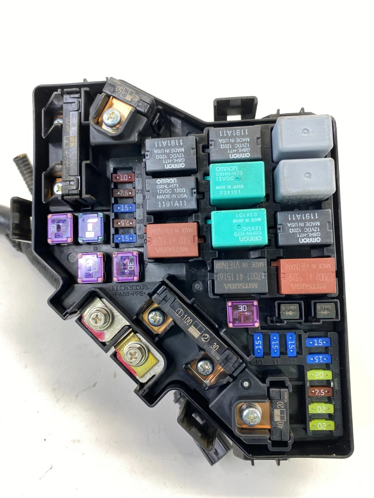 2009-2012 Acura RDX 2.3L L4 Engine Compartment Relay Fuse Box Block STK-A021