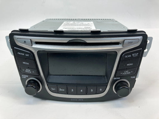 2015-2017 HYUNDAI ACCENT AM FM RADIO SINGLE CD PLAYER MP3 96170-1R111RDR OEM
