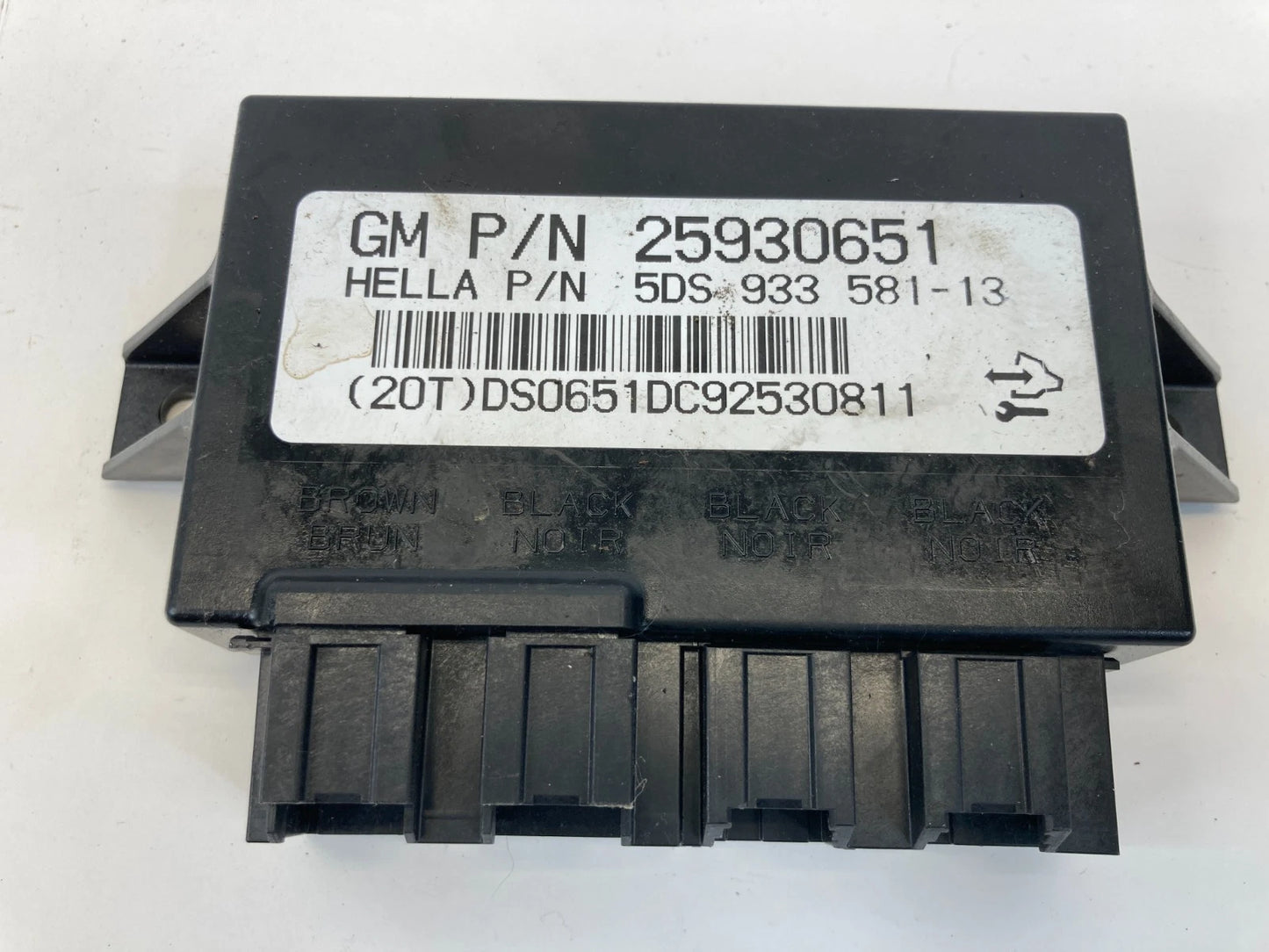 2009-2016 GMC ACADIA FRONT HEATED SEAT TEMPERATURE CONTROL MODULE OEM 25930651