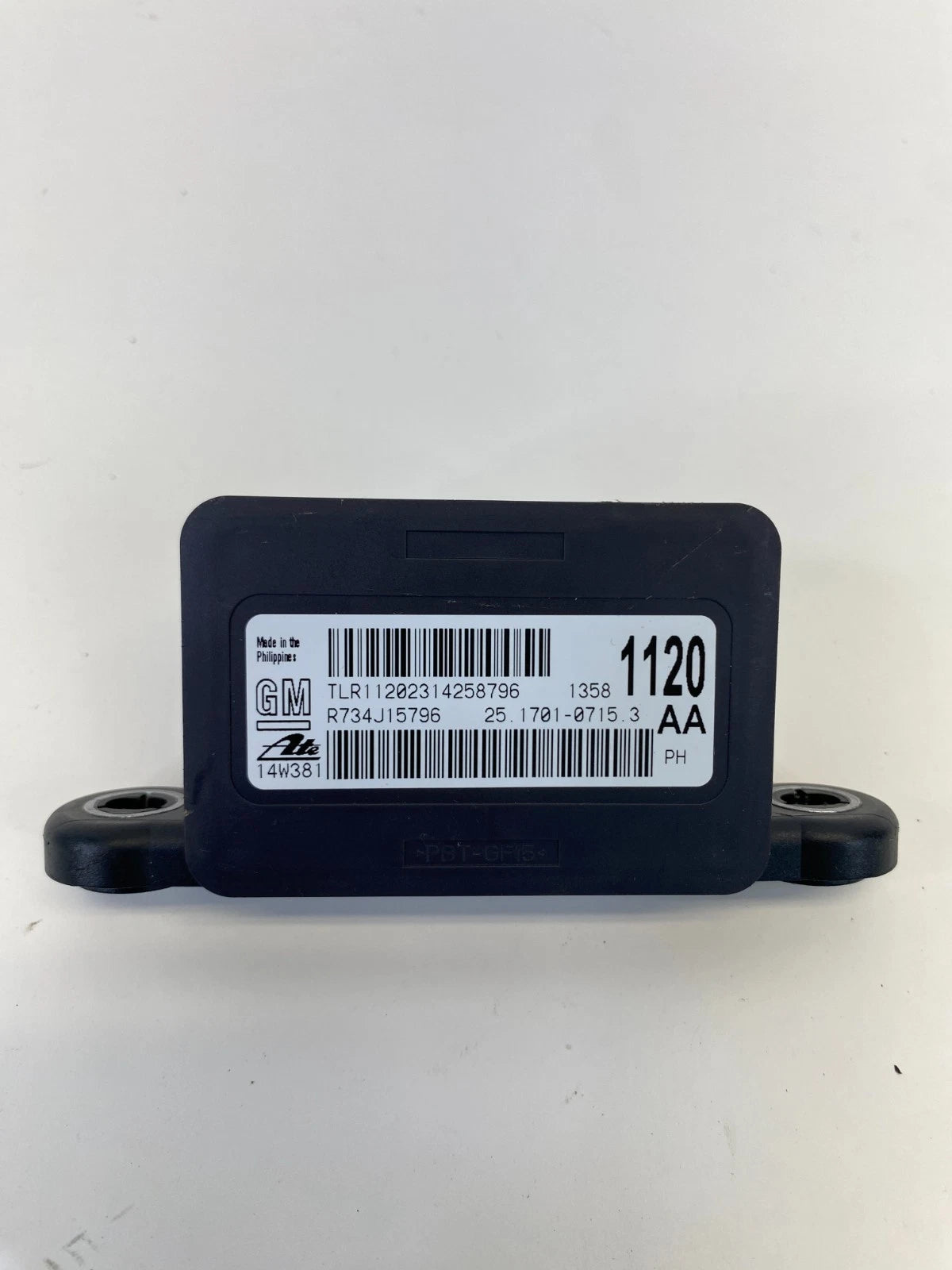 10-17 CHEVROLET EQUINOX 2.4L A/T AWD YAW SENSOR CONTROL MODULE UNIT 13581120 OEM