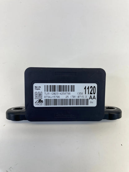 10-17 CHEVROLET EQUINOX 2.4L A/T AWD YAW SENSOR CONTROL MODULE UNIT 13581120 OEM