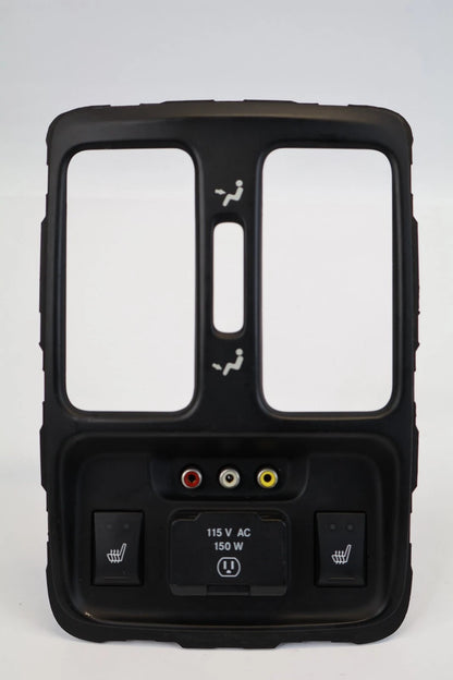 2011-2013 JEEP GRAND CHEROKEE REAR CENTER CONSOLE REAR PANEL W/ POWER OUTLET