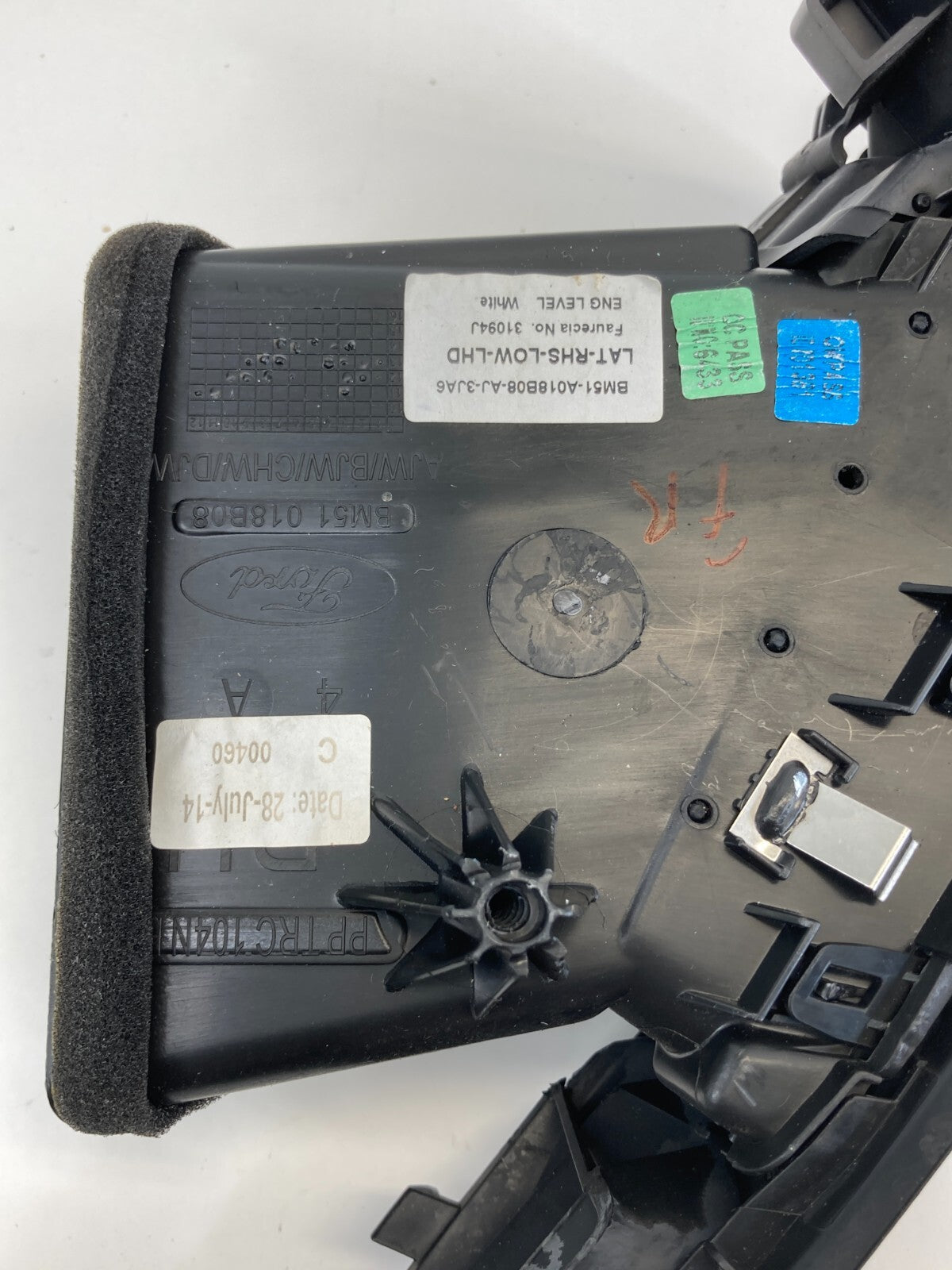 2012-2018 Ford Focus Dash Right Passenger A/C Air Vent Grille Outlet Duct OEM