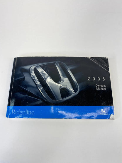 2006 HONDA RIDGELINE OWNERS MANUAL USERS HANDBOOK WARRANTY GUIDE BOOKS OEM