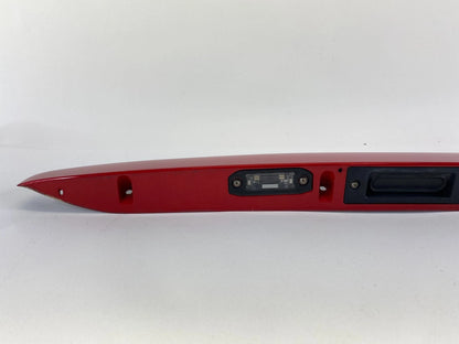 2004-2008 VOLVO S40 TRUNK LID LICENSE PLATE HANDLE MOLDING COVER 39880383 RED