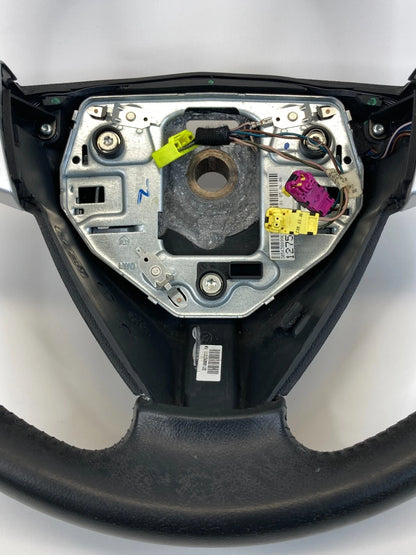 2005-2011 SAAB 9-3 STEERING WHEEL W/ SWITCHES BLACK LEATHER 12757703 OEM