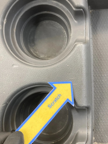 2005-2010 HONDA ODYSSEY CENTER CONSOLE FOLDING TRAY TABLE CUP HOLDER GRAY OEM