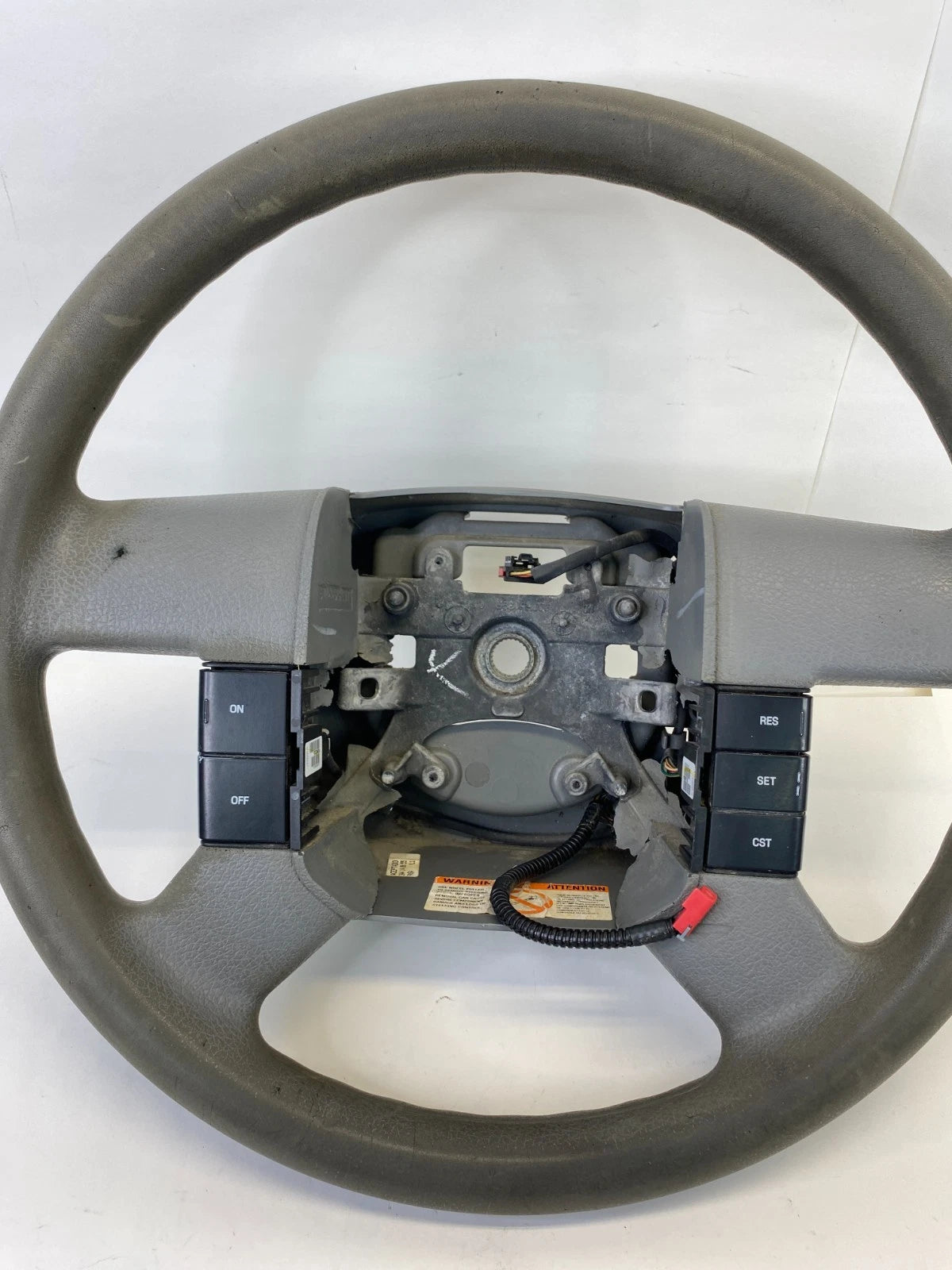 2004-2008 FORD F-150 STEERING WHEEL W/ CRUISE CONTROL BUTTONS OEM