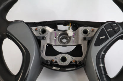 2011-2016 HYUNDAI ELANTRA STEERING WHEEL BLACK WITH CRUISE CONTROL SWITCHES OEM