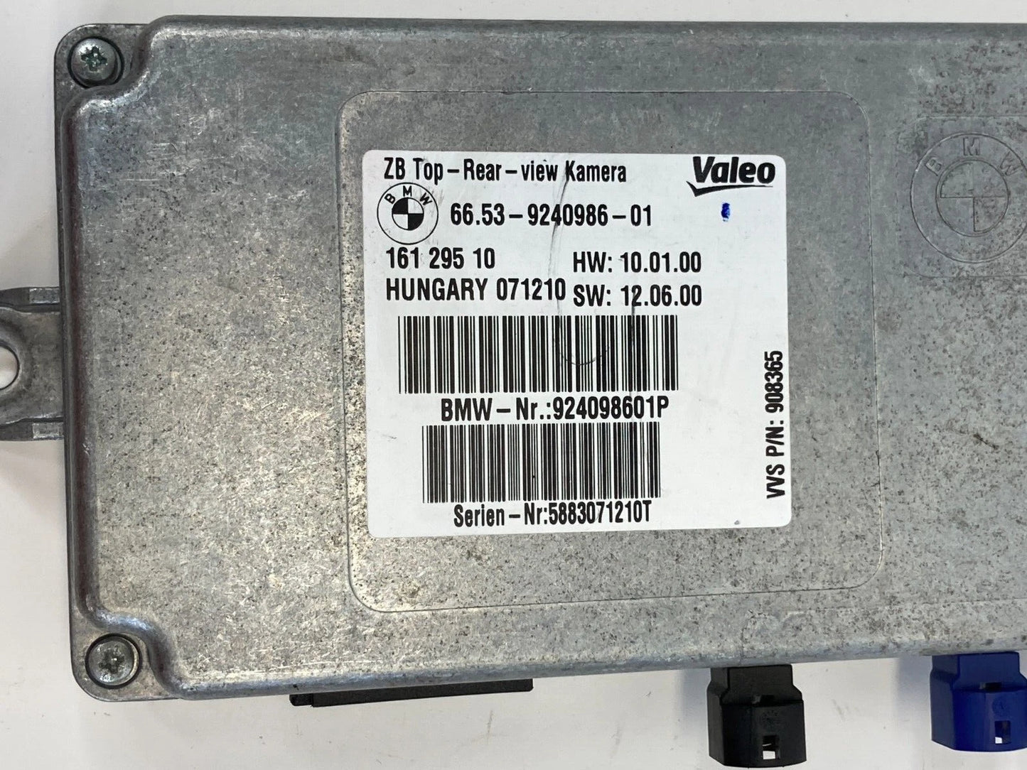 2011-2017 BMW X3 PARK ASSIST CAMERA CONTROL MODULE 66.53-9240986-01 OEM