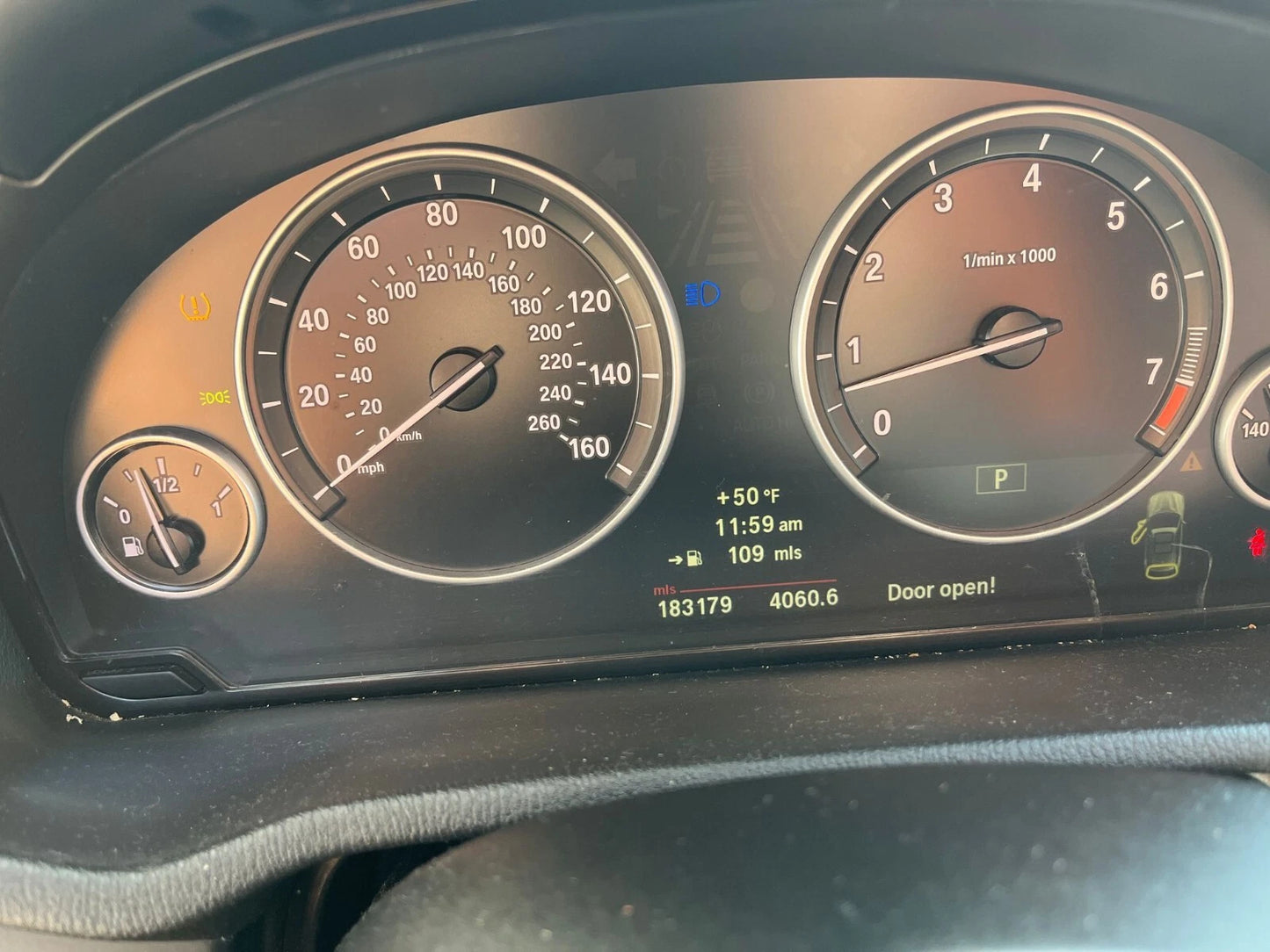 2012-2016 BMW 528I 2011-2013 BMW X3 INSTRUMENT CLUSTER SPEEDOMETER 9249343 183K