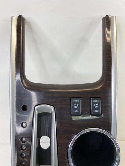 2013-2016 NISSAN PATHFINDER CENTER CONSOLE FLOOR SHIFT SHIFTER BEZEL CUP HOLDER