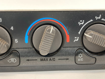 99-01 Chevrolet Silverado 1500 AC Heater Temperature Climate Control 09361355